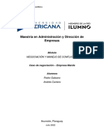 Negociación y Manejo de Conflictos U3