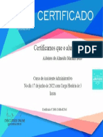 Curso de Assistente Administrativo