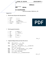 Diagnostic Test Módulos FP English