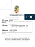 Modelo de Reporte de Observación Psicológica de La Practica 2