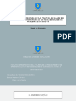 TCC - Desafios Enfrentados Pelo Política de Saúde