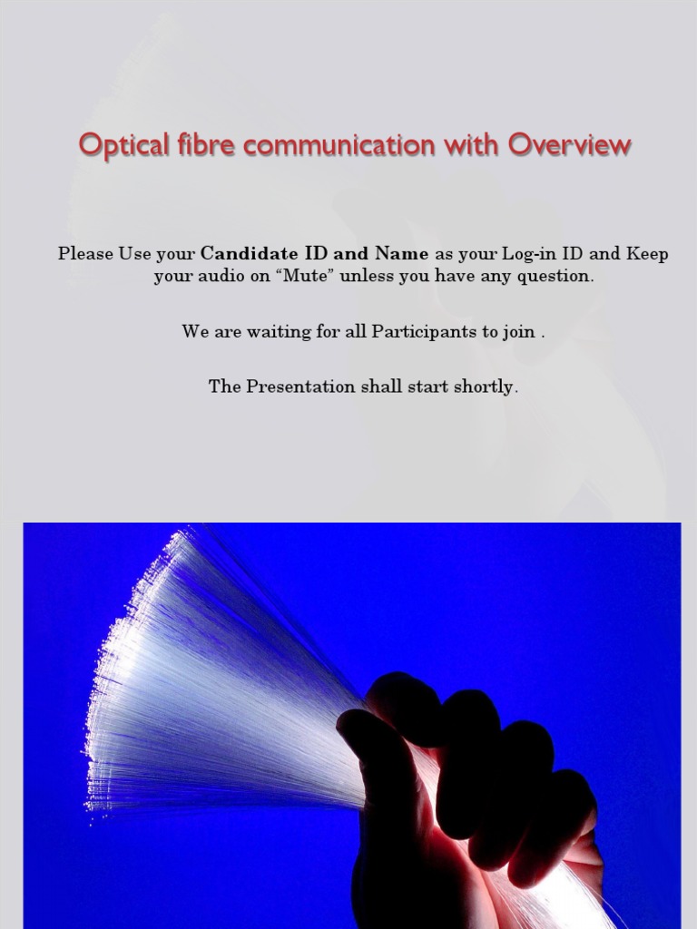 Optical Fibre Communication With Overview 1.pdf 2 PDF Optical Fiber