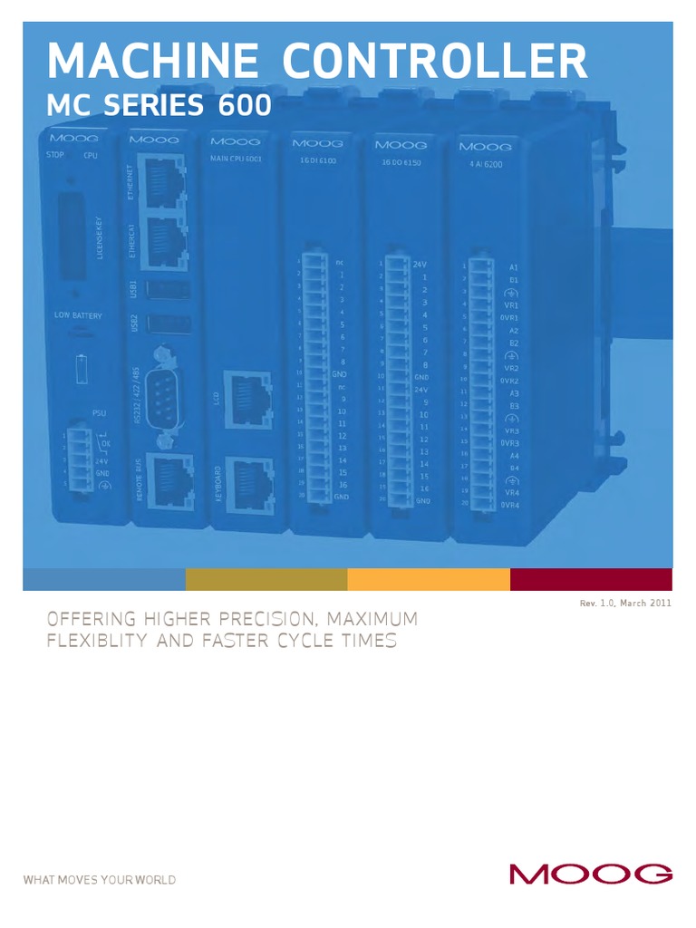 Moog Controllers MC600 Catalog en | PDF | Programmable Logic Controller ...