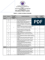 English Budget of Work