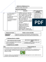 SESIÓN DE APRENDIZAJE Matemática