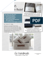 Uk Moss Stitch Basket Square Booklet