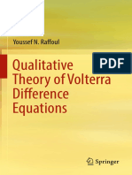 Qualitative Theory of Volterra Difference Equations - Raffoul