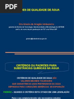 padrao de água
