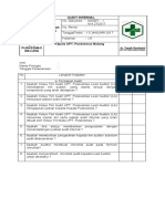 Daftar Tilik SOP AUDIT INTERNAL