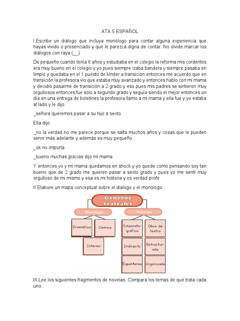 Ata 5 Español | PDF | Cuentos