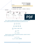 Exercicios Divisor de Corrente