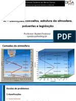 Aula 3 Ar Definicoes Conceitos Estrutura Da Atmosfera Poluentes Legislacao