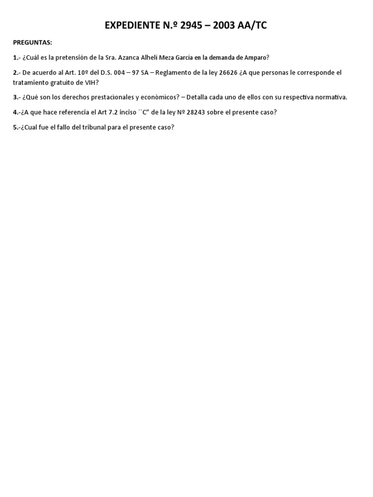 Expediente N12 | PDF