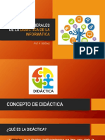 Capítulo No. 1 (PPT) - Aspectos Generales de La Didáctica Informática