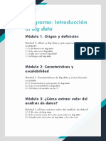 Programa - Introducción Al Big Data