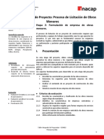 Formulación empresa obra menor