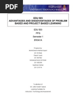 Download Advantages and Disadvantages of Problem Based and Project Based Learning by Kelab Guru Simpang Lima SN60243196 doc pdf
