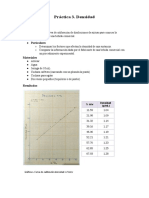 Práctica 3. Densidad