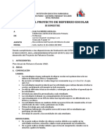 INFORME DEL PROYECTO DE RFUERZO ESCOLAR III BIMESTRE (1) 2 Do A