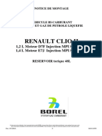 RENAULT CLIO II 1,2 L Moteur D7F Injection MPI SIEMENS 1,4 L Moteur E7J Injection MPI SIEMENS