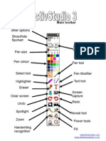 Activstudio 3 Toolbars