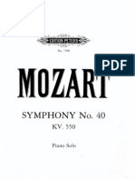 Mozart - KV550 Symphony No40 Pno Arr August Horn