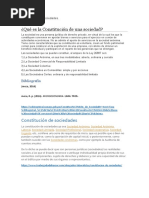 gestion Constitución de sociedades