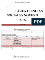 Ciencias Sociales 1P, 2P, 3P, 4P 2022