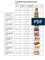 Katalog Produk Makanan Ringan PT Interfood Sukses Jasindo Balikpapan