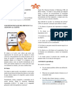 Material de Apoyo y Actividades Servicio Al Cliente