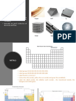 Properties of Metals