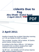 Car Accidents Due to Fog