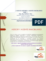 Inducción A Nuevos Asesores y Agentes Inmobiliarios Sesion 1