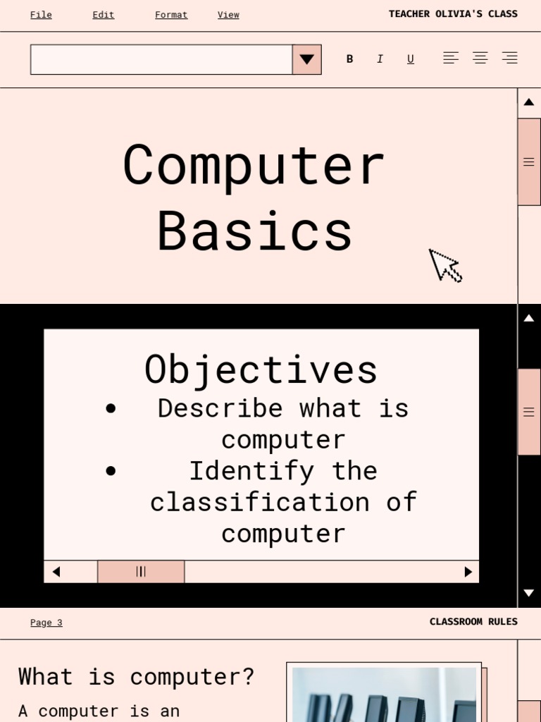Computer Basics | PDF | Personal Computers | Personal Digital Assistant
