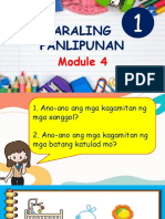 Araling Panlipunan - Q1 Module 4