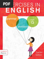 Exercises in English2013 G Teacher