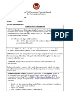 Office of Field Placement and Partnership Outreach Pre-Practicum Lesson Template