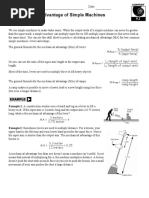 Mechanical Advantage