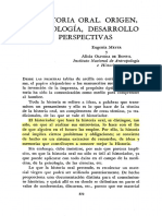Meyer Eugenia La Historia Oral Origen Metodologia Desarrollo y Perspectivas 372-387