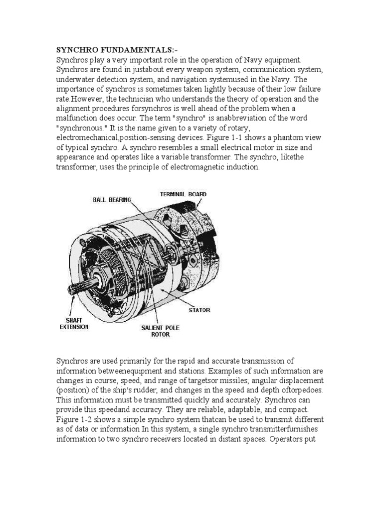 Synchro Fundamentals PDF