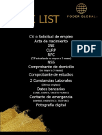 CHECK LIST A