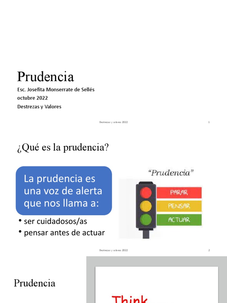 Lección 3 Prudencia Preliminar PDF