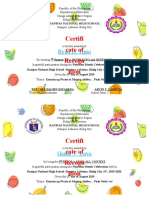 Certificate Candidates