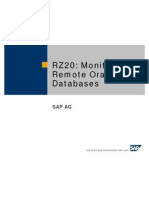 Monitoring of Remote Oracle Database