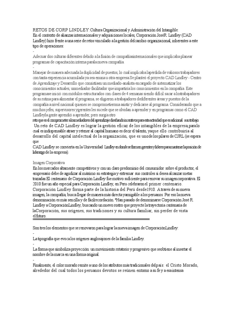 Retos de Corp Lindley | PDF | Refresco | Coca Cola