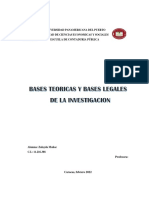 Informe Bases Teoricas y Legales de La Investigacion