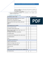 Lista de Cotejo para La Identificación de Fortalezas