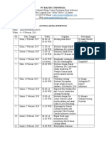 Agenda Kerja Pimpinan