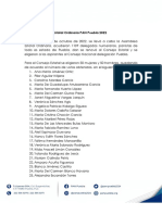 Ficha Asamblea Estatal 2022 Pan Puebla