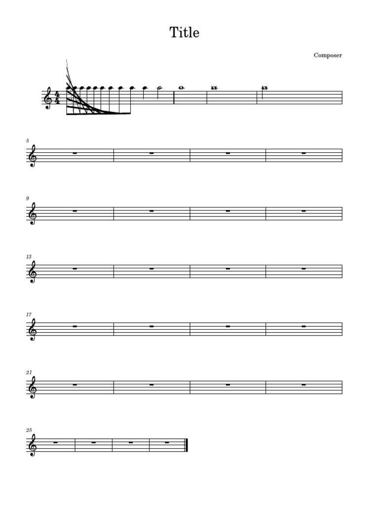 Musescore Beams PDF